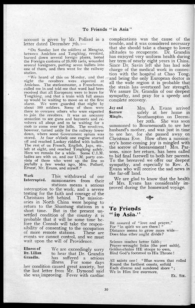 Missionary echo of the Methodist Church - 