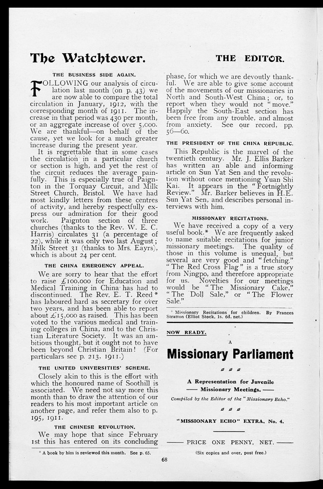 Missionary echo of the Methodist Church - 