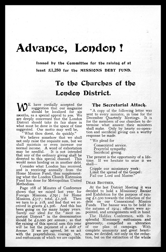 Missionary echo of the Methodist Church - 