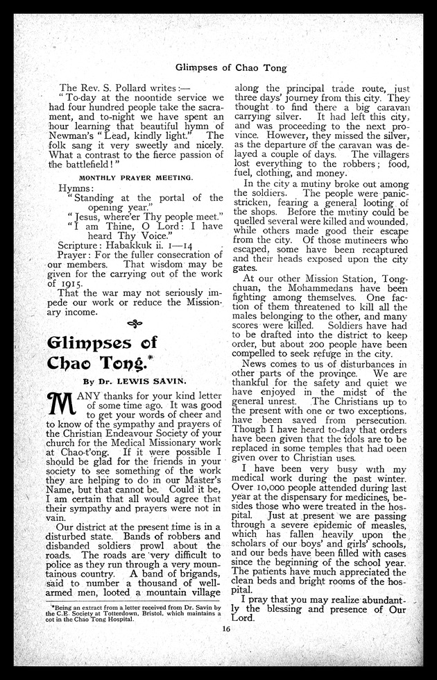 Missionary echo of the Methodist Church - digital image 20