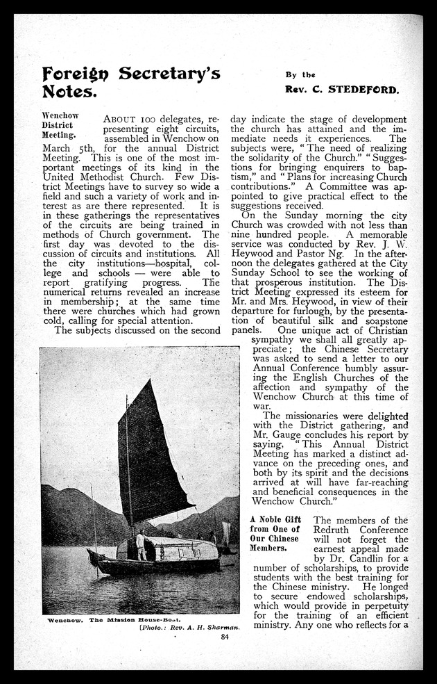 Missionary echo of the Methodist Church - digital image 88