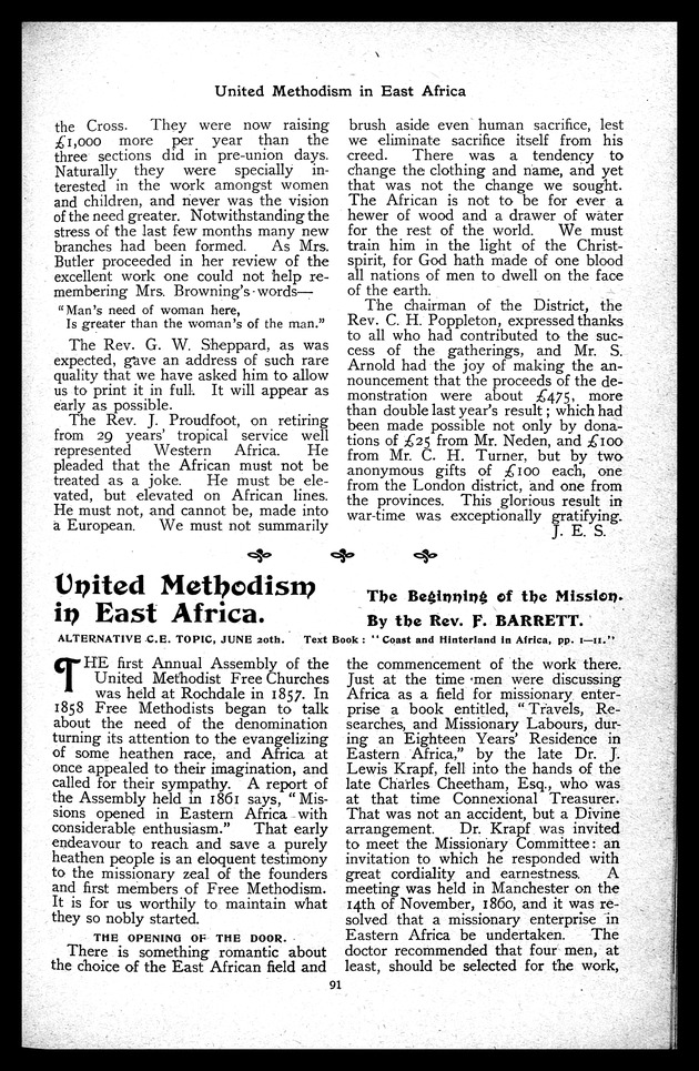 Missionary echo of the Methodist Church - digital image 95