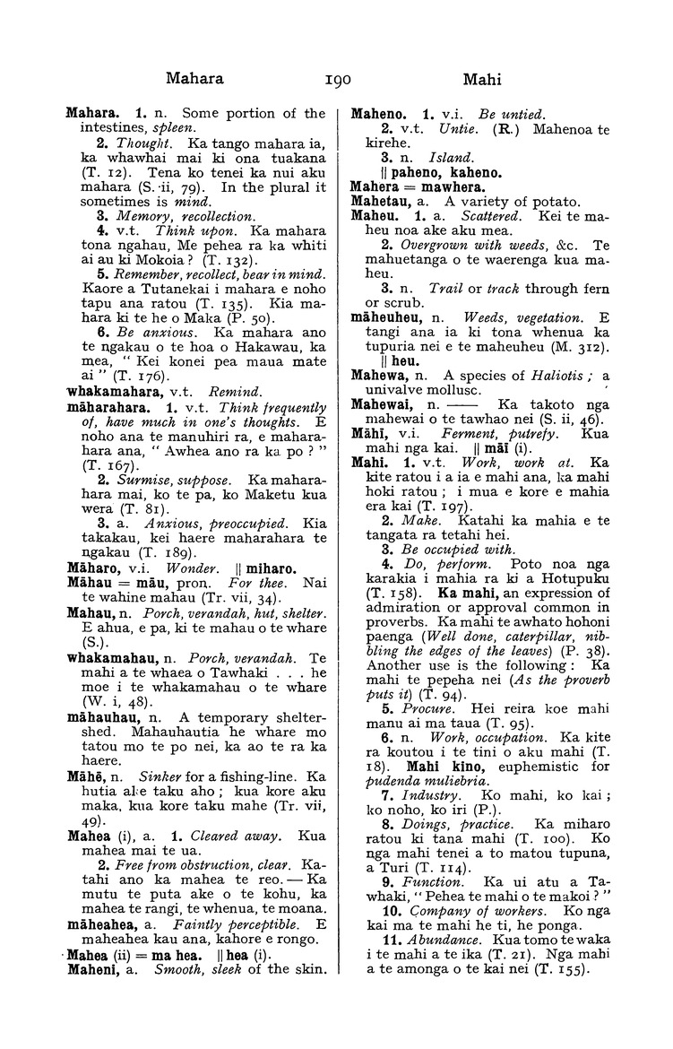 A dictionary of the Maori language - 