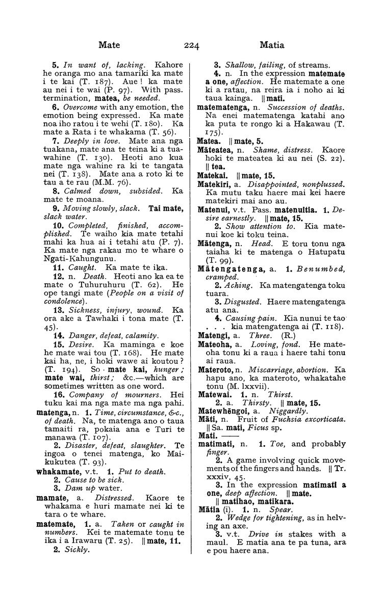 A dictionary of the Maori language - 