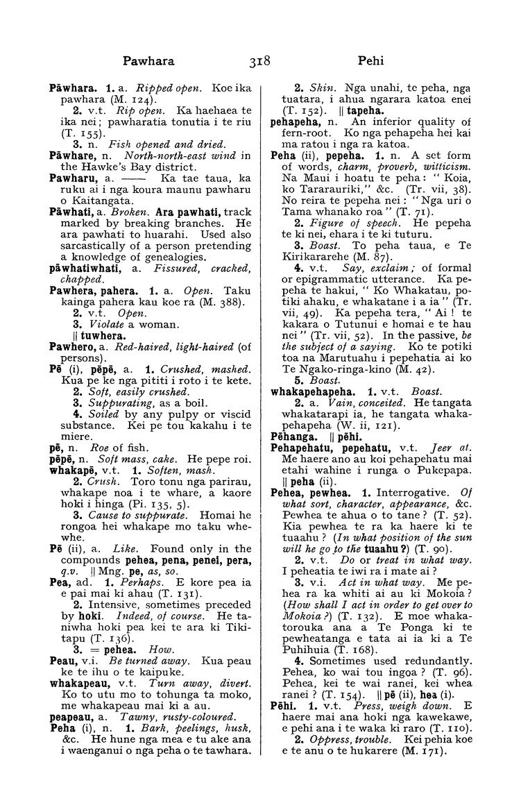 A dictionary of the Maori language - 