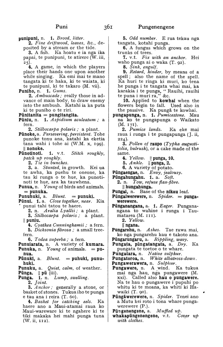 A dictionary of the Maori language - 