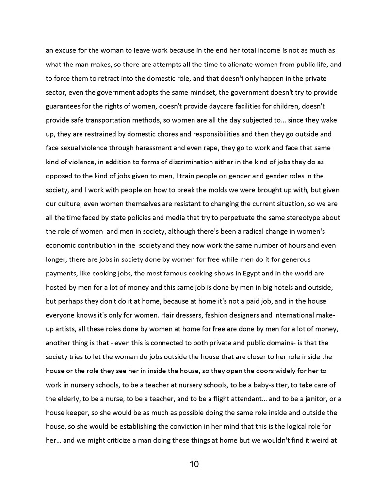 Interview with Mai Saleh - 