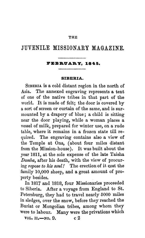 Juvenile missionary magazine - 