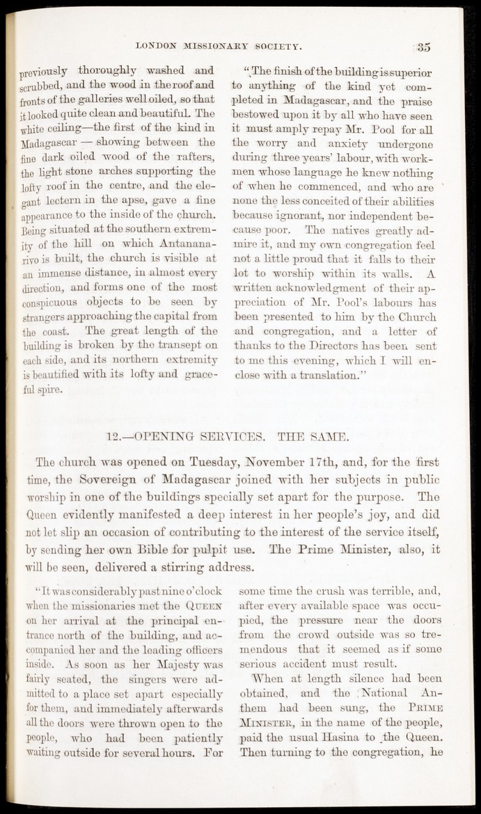 Chronicle of the London Missionary Society - 