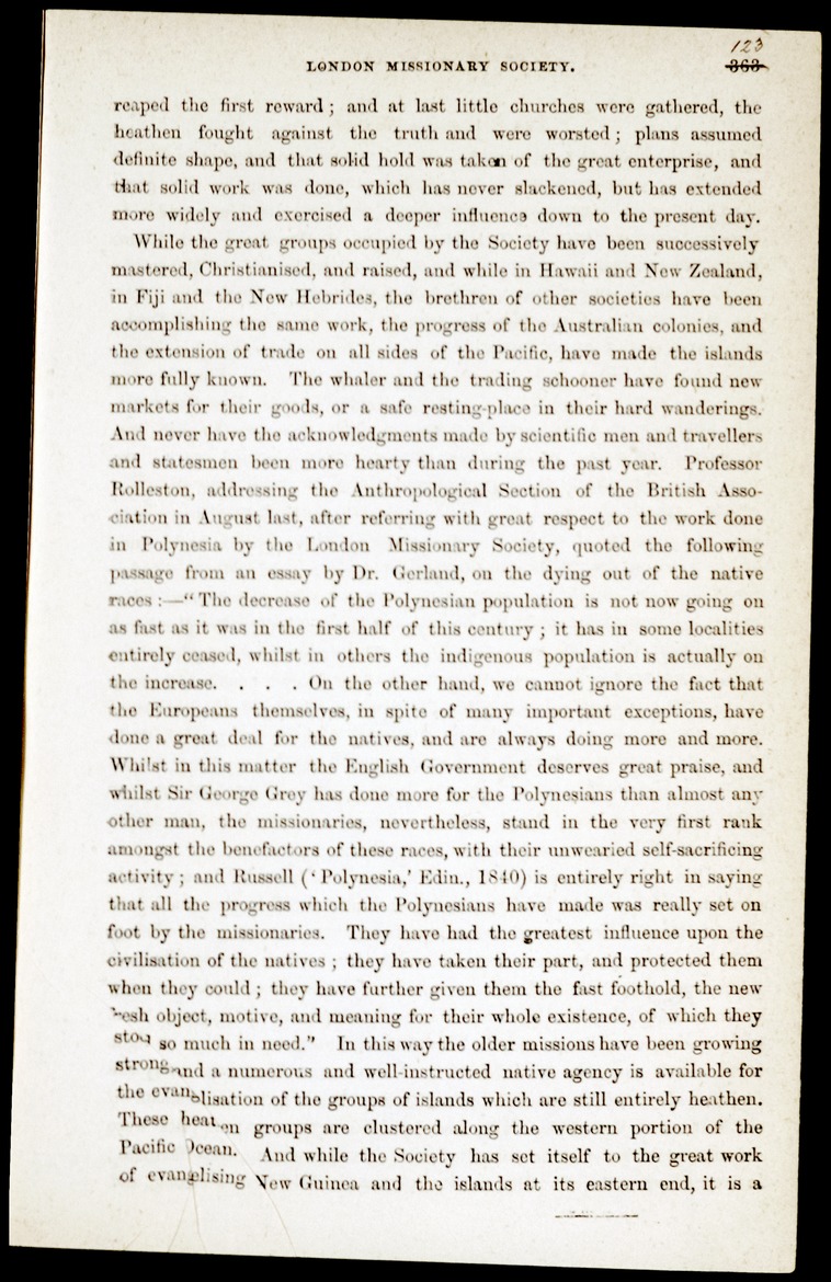 Chronicle of the London Missionary Society - 