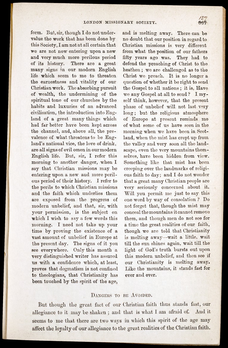 Chronicle of the London Missionary Society - 