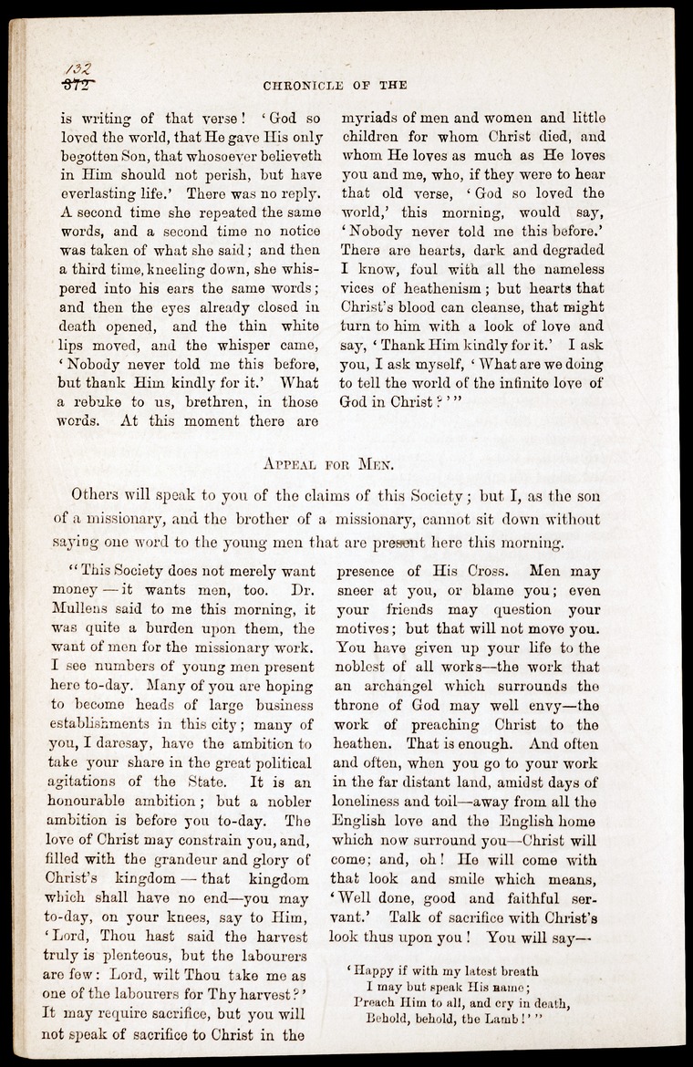 Chronicle of the London Missionary Society - 