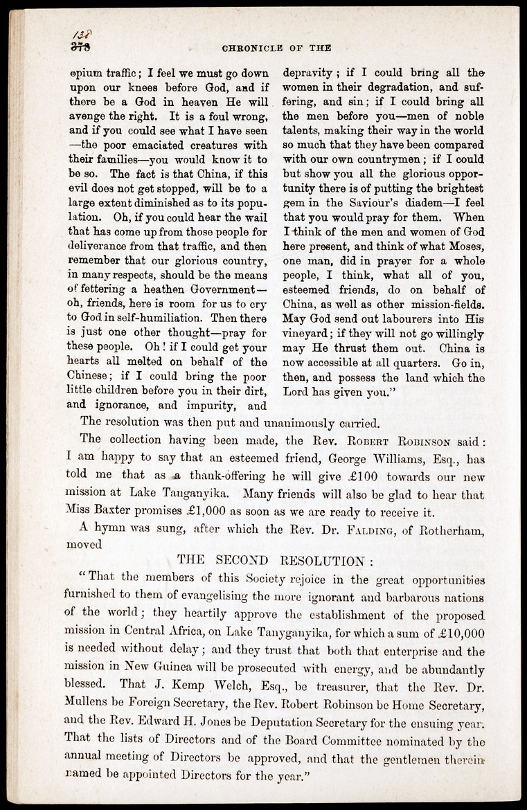 Chronicle of the London Missionary Society - 