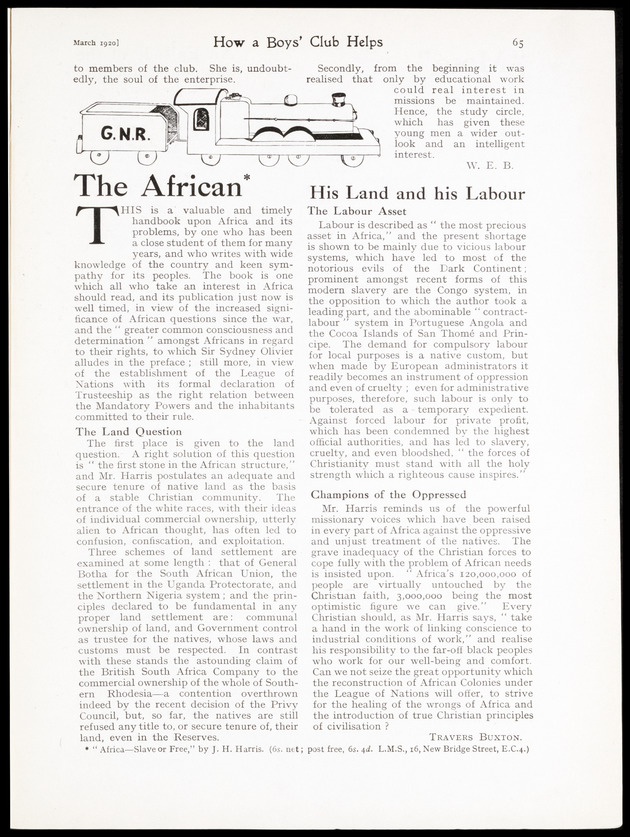 Chronicle of the London Missionary Society - 