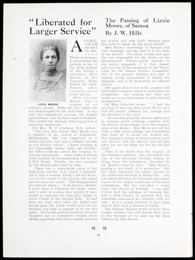 Chronicle of the London Missionary Society - 