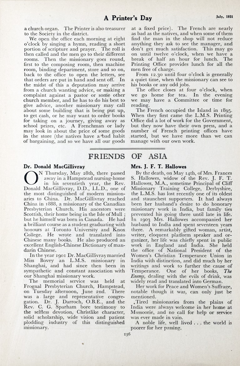 Chronicle of the London Missionary Society - 