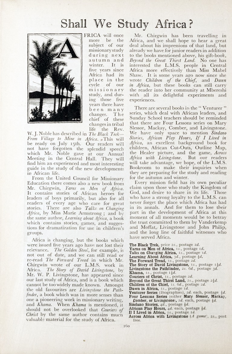 Chronicle of the London Missionary Society - 