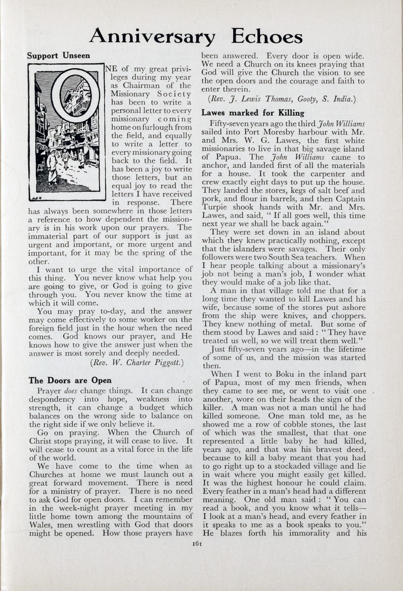 Chronicle of the London Missionary Society - 