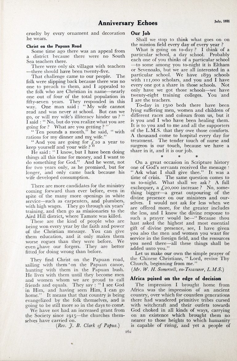 Chronicle of the London Missionary Society - 