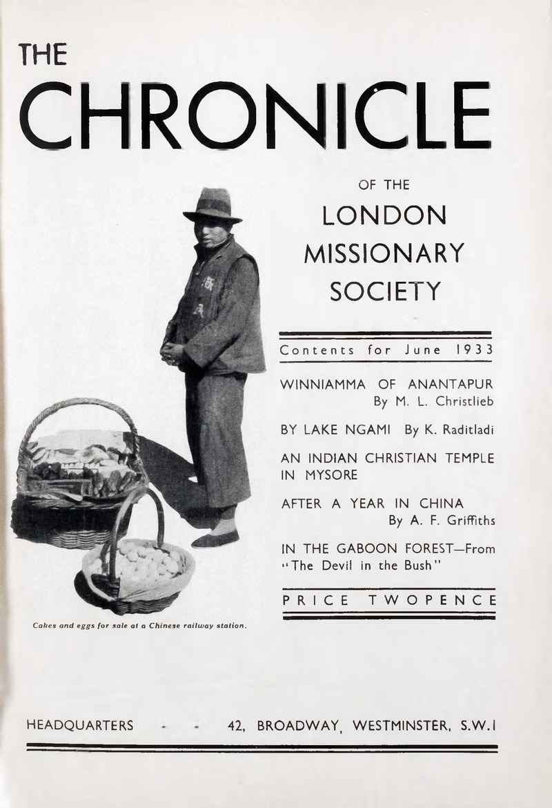 Chronicle of the London Missionary Society - 