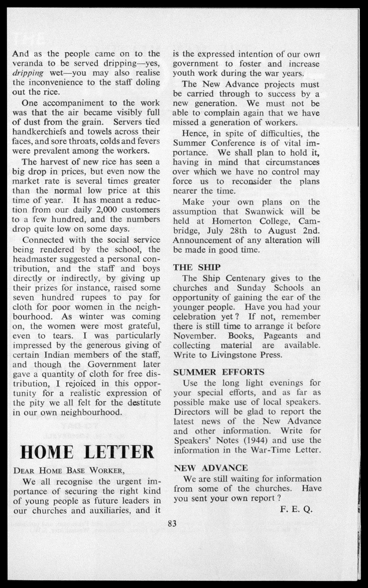 Chronicle of the London Missionary Society - 