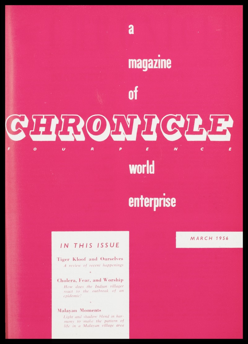 Chronicle of the London Missionary Society - 