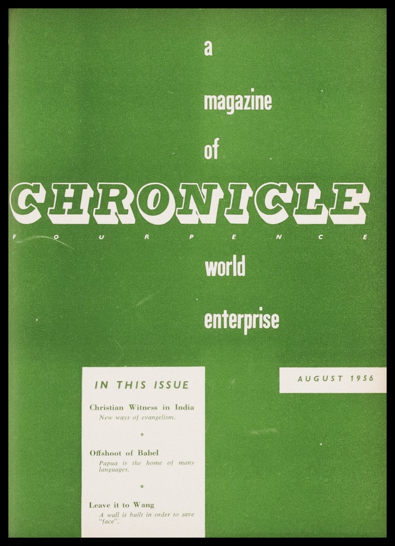 Chronicle of the London Missionary Society - 