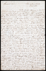 Letter from Thomas Adam, 8 February 1817, Port of Spain, Trinidad