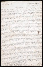 Letter from Thomas Adam, 29-20 October - December  1817, Port of Spain, Trinidad