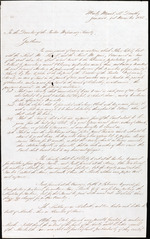 Letter from Alexander Bravo, 1 November 1838, St. Dorothy