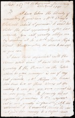 Letter from John Wray, 03 April 1810, Le Resouvenir