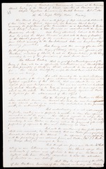 Letter from Joseph Ketley, 03 December 1840, George Town
