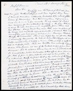 Letter from Charles Rattray, 14 February 1844, Canal No. 1.
