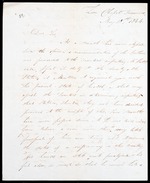 Letter from Thomas Henderson, 18 May 1844, Zion Chapel