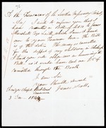 Letter from James Scott, 3 December 1844, Ebenezer Chapel, West Coast