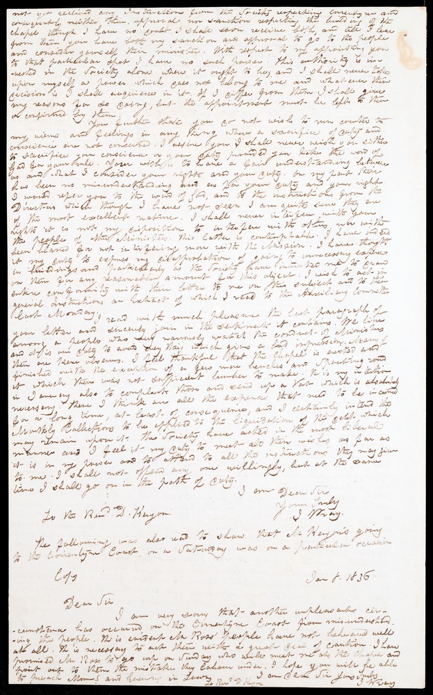 Copy minutes of proceedings of the committee of investigation in Berbice on Daniel Kenyon's case. Enclosed in Giles Forward's letter dated Berbice Dec 2 1836 - 