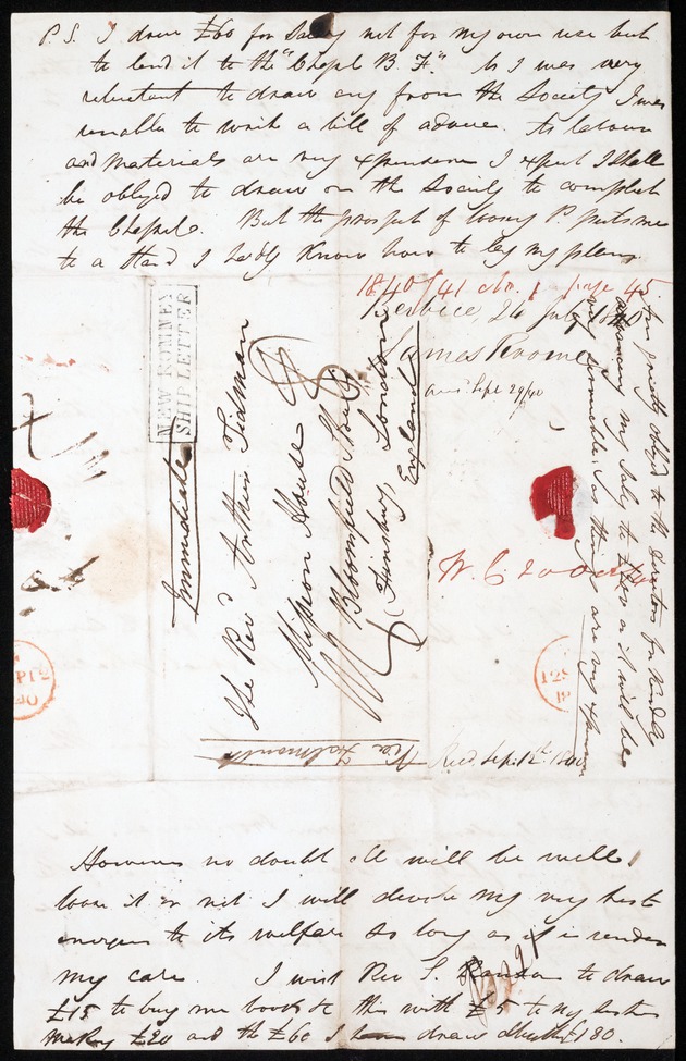 Letter from James Roome, 24 July 1840, Berbice - 