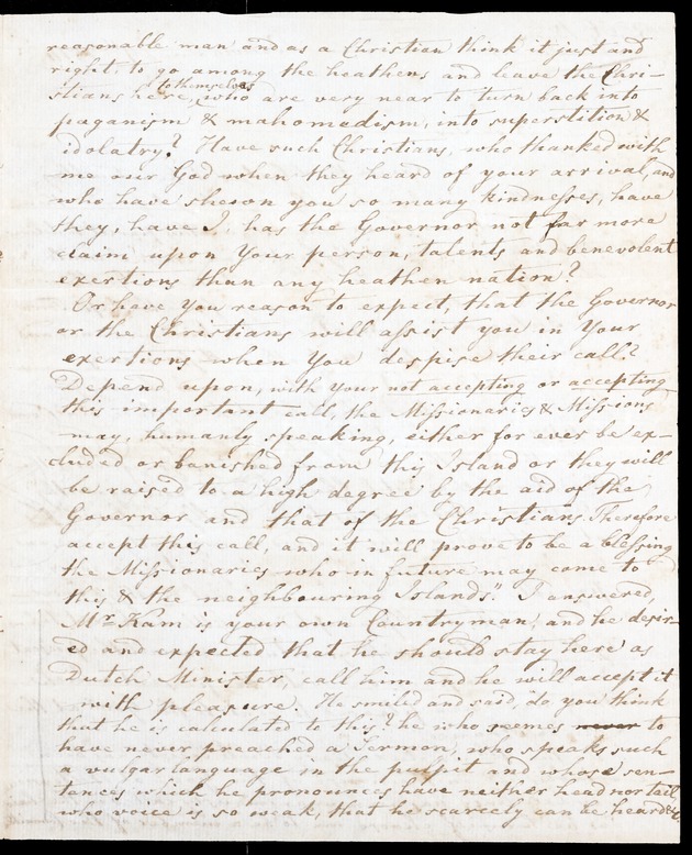Letter from John Christopher Supper, 29 June 1814, Batavia - 