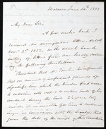 Letter from Jacob Tomlin, 20 June 1833, Malacca