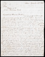 Letter from Heinrich Christian Werth, 30 September 1840, Malacca