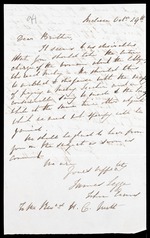Letter from Heinrich Christian Werth, 29 October 1840, Malacca