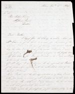 Letter from Heinrich Christian Werth, 10 December 1840, Malacca