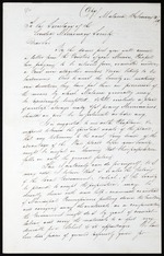 Letter from W. Wright, 04 February 1859, Malacca
