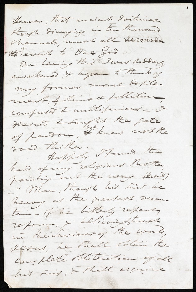 Letter from Leang A Fa and Ching Keu Teen, 03 February 1828, Canton - 