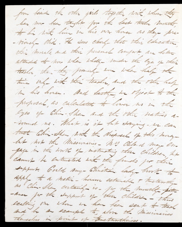 Letter from William Gillespie, 27 February 1847, Hong Kong - 