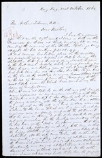 Letter from James Legge, 31 October 1861, Hong Kong