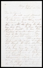 Letter from James Anderson, 31 March 1866, Hong Kong