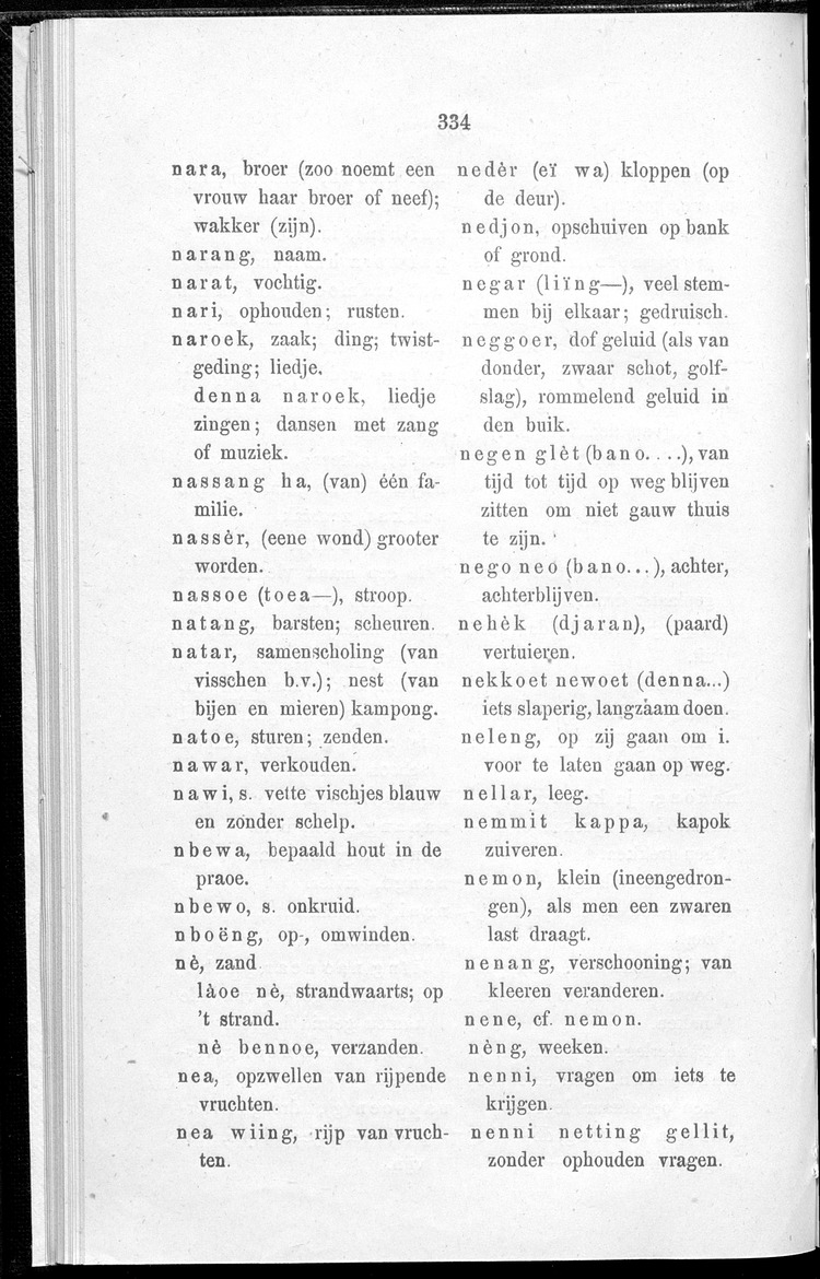 Woordenlijstje von het dialekt van Sikha (Midden-Flores) - 