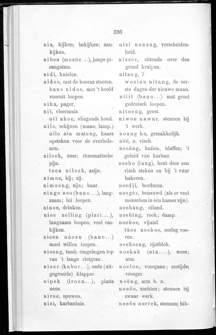 Woordenlijstje von het dialekt van Sikha (Midden-Flores) - 