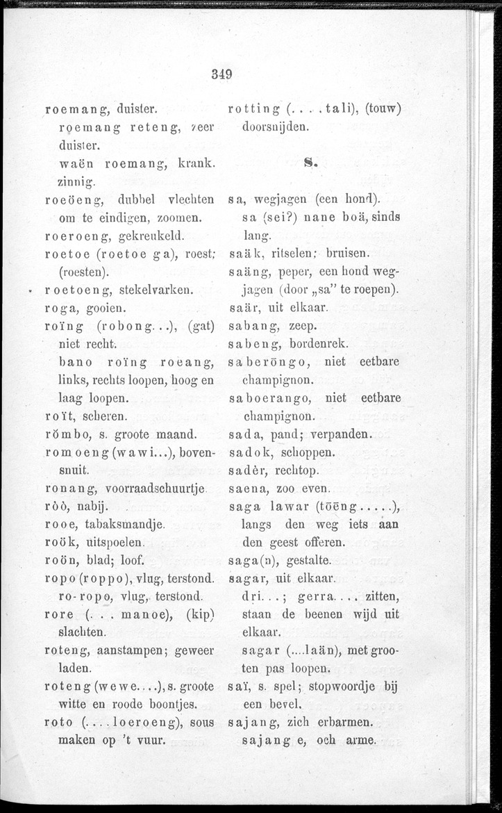Woordenlijstje von het dialekt van Sikha (Midden-Flores) - 